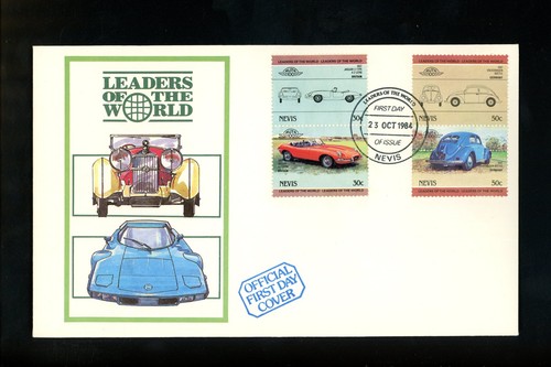 Postal history nevis - history, #295+300
